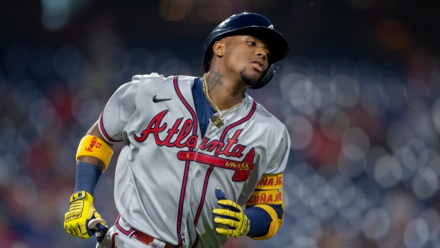 Ronald Acuña Jr. ties Braves' single-season franchise record with