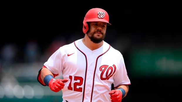 Schwarber hits 2 homers as Phils thump Nats, 12th win in 14 - WTOP