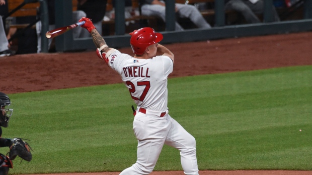 O'Neill hits tiebreaking double, Cards top Marlins