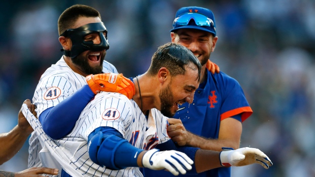 New York Mets celebrate