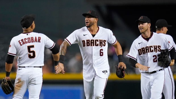 Arizona Diamondbacks celebrate