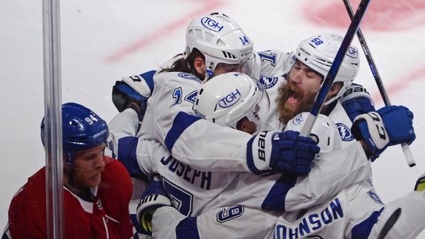 Tampa Bay Lightning celebrate