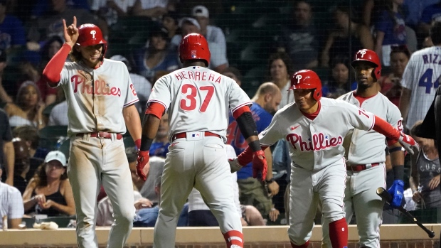 Philadelphia Phillies celebrate