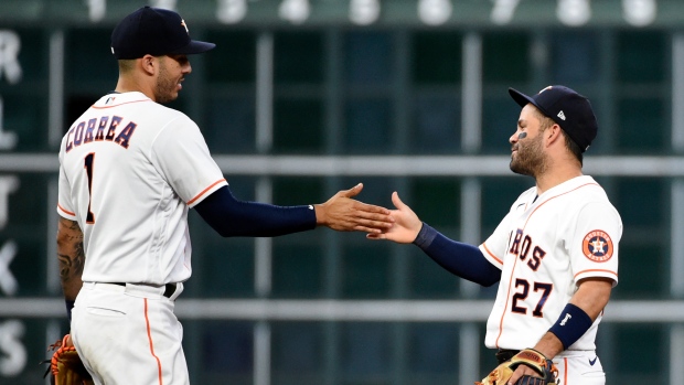 Tucker homers, Altuve makes his season debut in Astros' win over Athletics