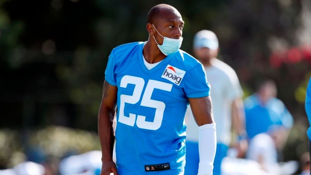 New Orleans Saints safety Chris Harris Jr. (19) during an NFL football game  against the Los Angeles Rams, Sunday, Nov. 20, 2022, in New Orleans. (AP  Photo/Tyler Kaufman Stock Photo - Alamy