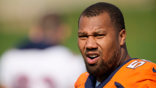 Broncos' Bradley Chubb returns to practice, Garett Bolles goes on