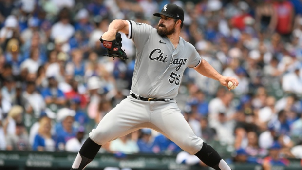 SEE IT: Carlos Rodon strikes out first batter with Yankees