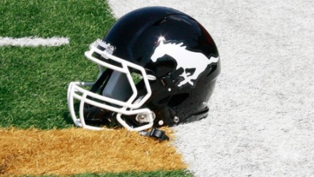 Calgary Stampeders helmet