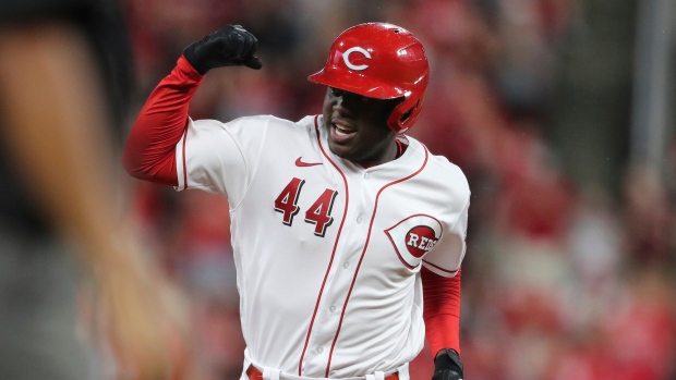 Castellanos drives in 4, Reds beat Miami 7-4 to take series