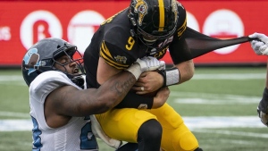 Tiger-Cats, Argonauts ต่ออายุการแข่งขันวันแรงงานวันจันทร์