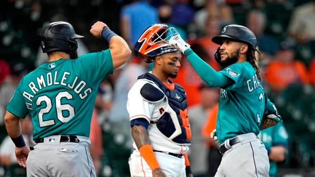 Seattle Mariners celebrate