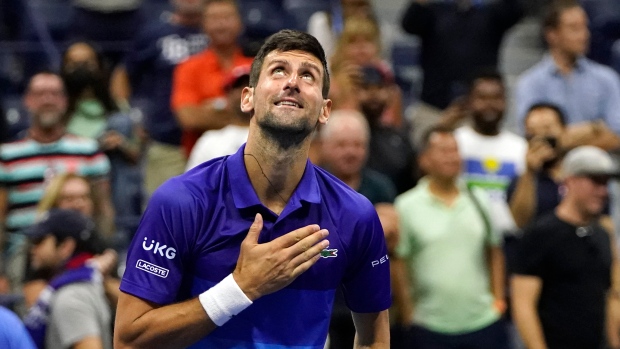 Novak Djokovic Matteo Berrettini US Open quarters 