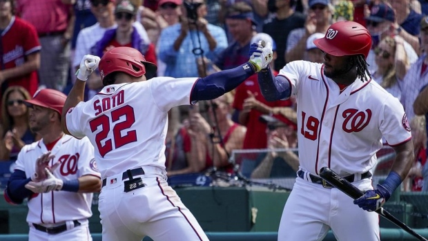 Juan Soto continues on-base streak with home run as Nationals beat