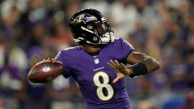 Heckuva Thing!' Baltimore Ravens QB Lamar Jackson's Completions vs.  Cleveland Browns - Sports Illustrated Baltimore Ravens News, Analysis and  More