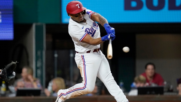 Rookies lead Rangers past Angels 5-2 to avoid 100th defeat