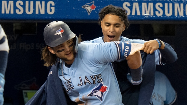 Bichette's late 2-run homer lifts Blue Jays over Rays