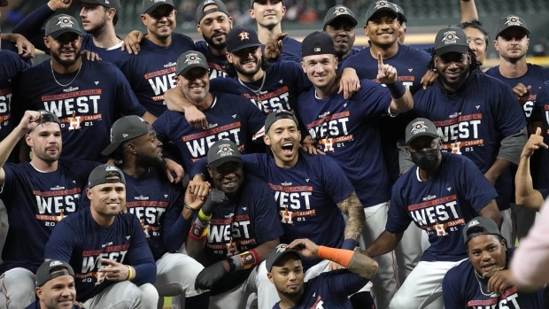 Correa, Astros clinch AL West, open playoffs vs White Sox Article Image 0