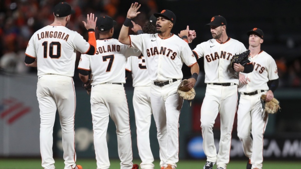 SF Giants Posey makes history with home run off Dodgers' Buehler