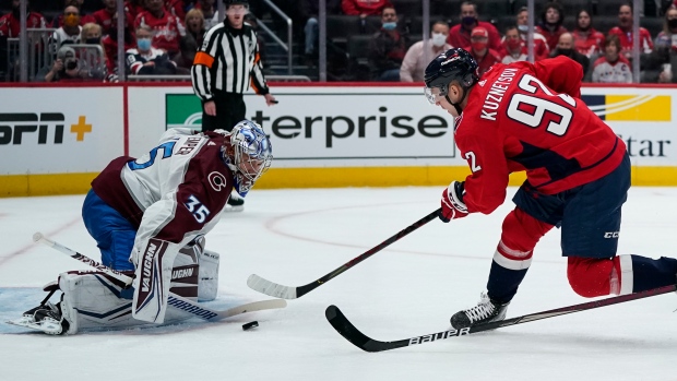 Caps' Kuznetsov shakes off injury, scores in Stanley Cup Game 3, Golden  Knights/NHL