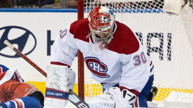 Montreal Canadiens Cayden Primeau reassign goaltender Cayden Primeau to ...