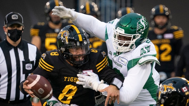 Masoli throws TD pass as Hamilton Tiger-Cats down B.C. Lions to clinch  playoff berth 