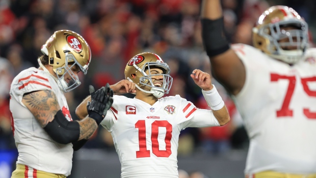 Jimmy Garoppolo throws 12-yard TD as 49ers beat Bengals in OT