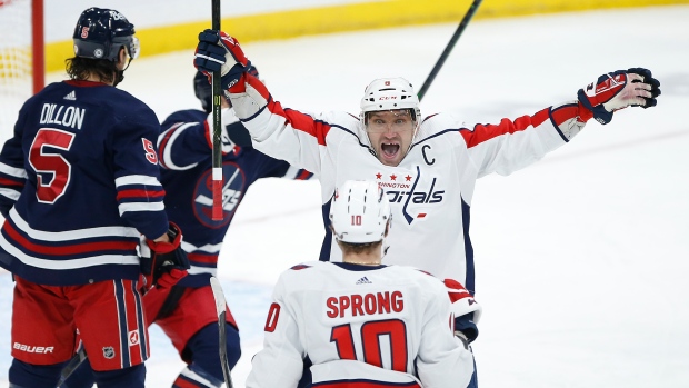 Jets lose to Capitals 5-2