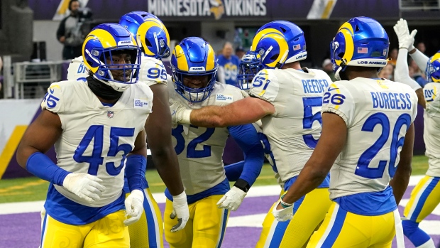 Los Angeles Rams celebrate