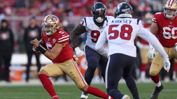 San Francisco 49ers rookie Trey Lance throws touchdown pass on first NFL  pass attempt against Detroit Lions 