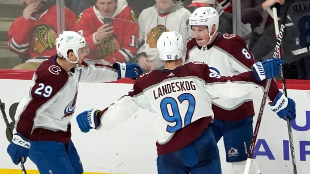 Cale Makar Gabriel Landeskog Nathan MacKinnon