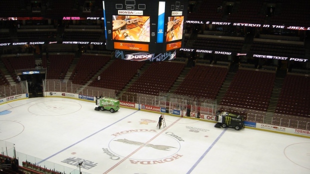 Detroit Red Wings Anaheim Ducks postponed hours before schedule 