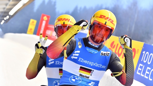 Toni Eggert Sascha Benecken win sixth World Cup luge doubles ...