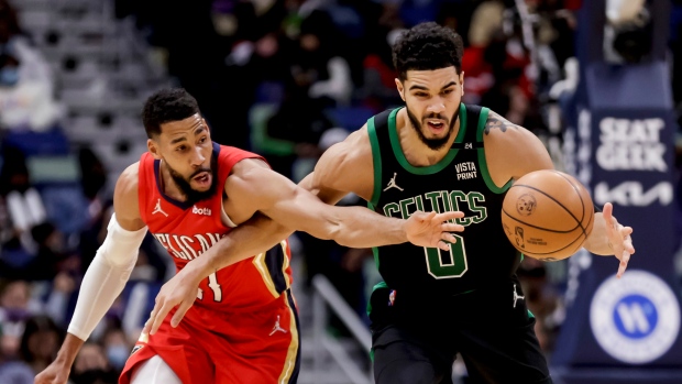 Garrett Temple and Jayson Tatum