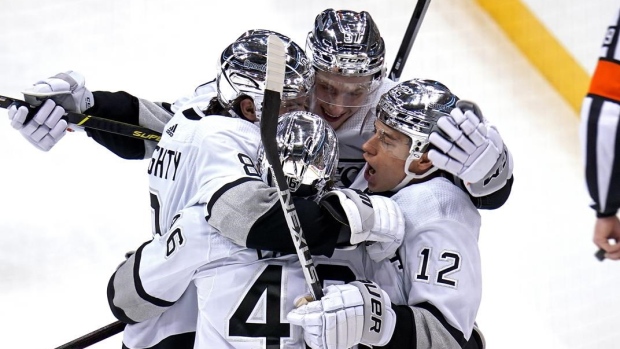 Trevor Moore makes California history in Kings' NHL playoff win