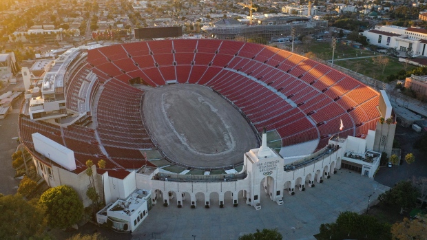 NASCAR goes West to L.A. Coliseum as warmup for the Super Bowl, Sports