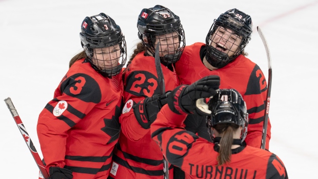 Team Canada Celebrates