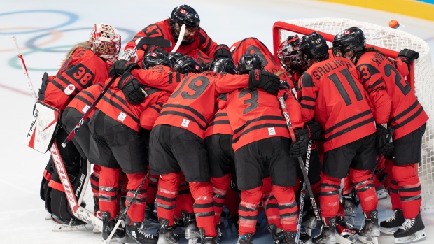 Team Canada Huddle