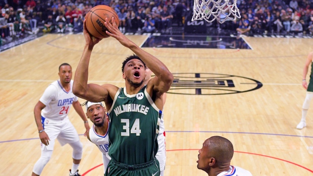 Giannis Antetokounmpo Scores 28 As Bucks Past Clippers - TSN.ca