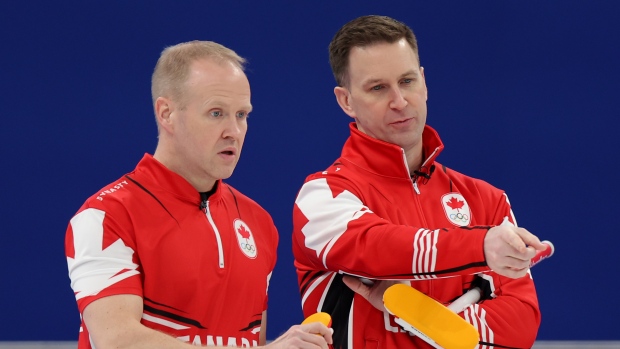 Canada Sweden Brad Gushue Niklas Edin Anna Hasselborg Jennifer Jones ...