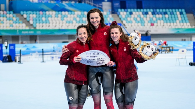 Isabelle Weidemann Ivanie Blondin Valerie Maltais