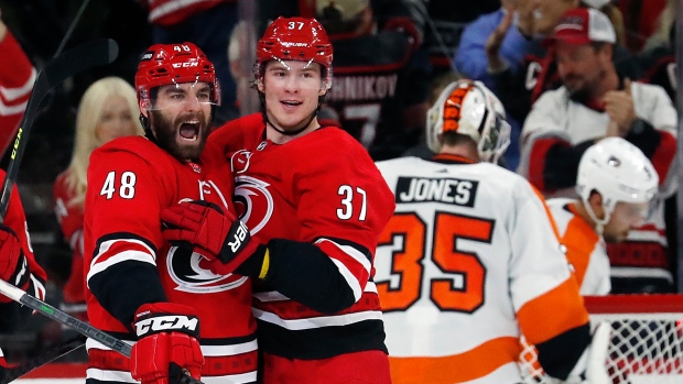 Carolina Hurricanes lose longest game in franchise history, trail