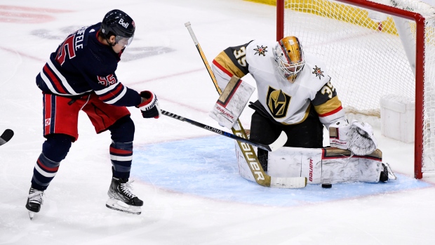 Golden Knights visit Winnipeg Jets with 2-1 series lead