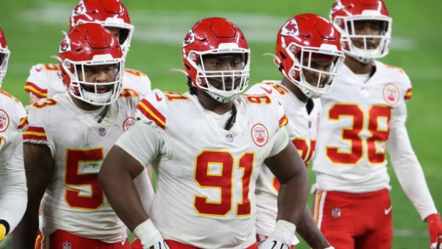 Kansas City Chiefs defensive tackle Derrick Nnadi during a