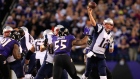 Brady throws against Ravens