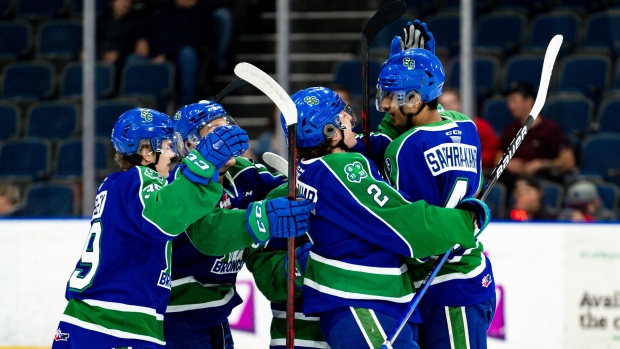 Swift Current Broncos Celebrate