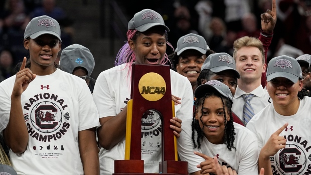 Dawn Staley's jacket had everyone talking during South Carolina's  title-game beatdown of UConn