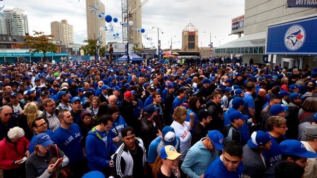 Hello Kitty Blue Jays gear debuts at Rogers Centre