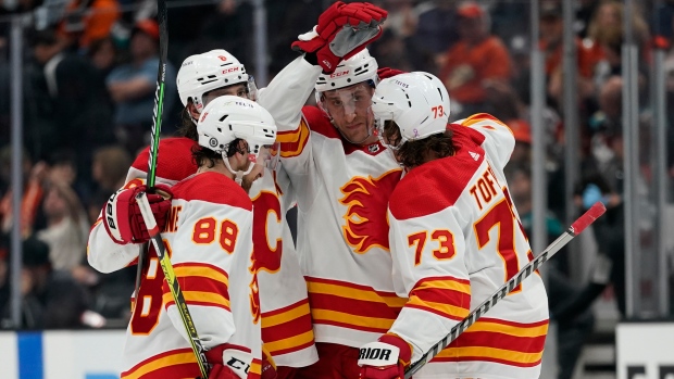 Calgary Flames celebrate