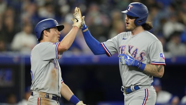 Jonah Heim boosting Rangers with defense, improved bat