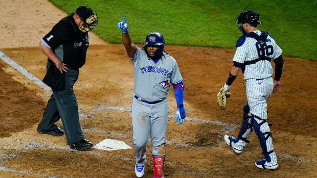 Vladimir Guerrero Jr. Three Home Runs Toronto Blue Jays New York ...